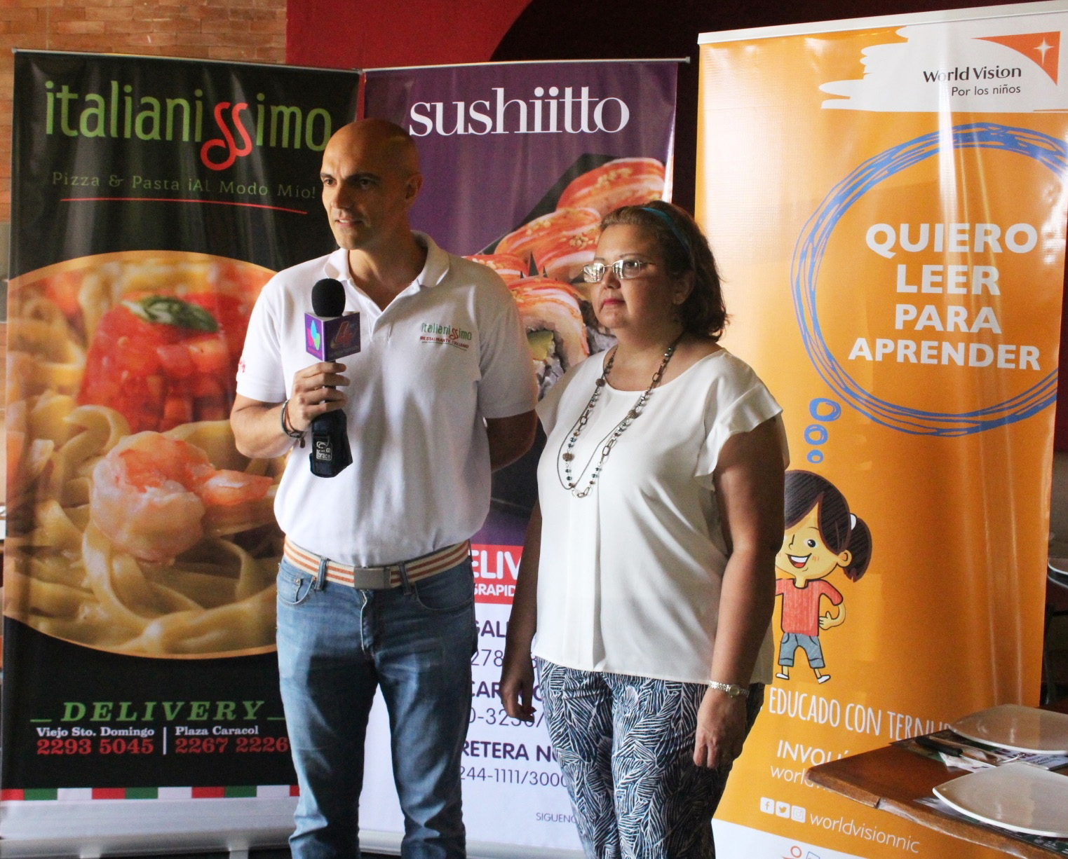 World Vision, Sushiitto e Italianissimo  realizan alianza estratégica por la educación de la niñez