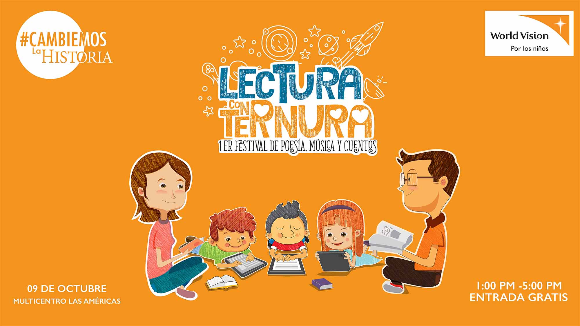 Celebremos el Primer Festival “Lectura con Ternura” de  World Vision Nicaragua