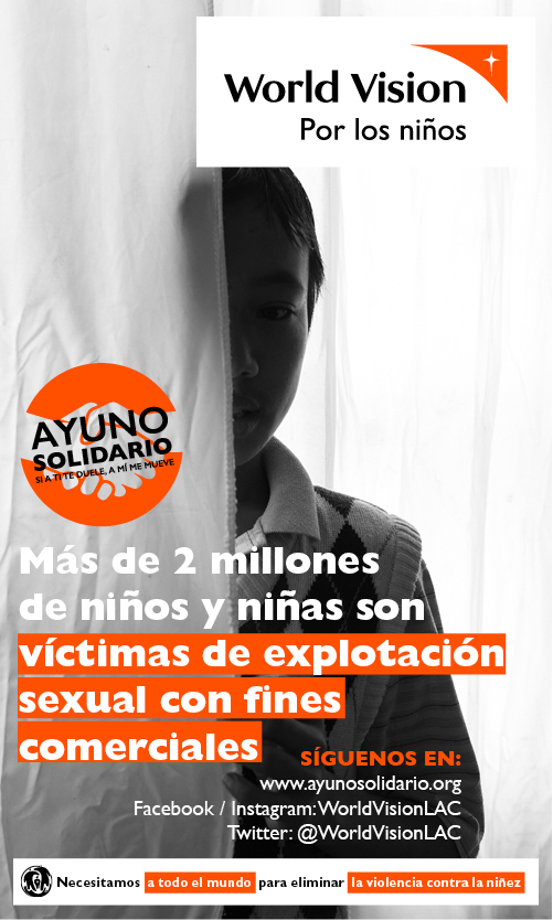 World Vision lanza campaña mundial para eliminar la violencia hacia la niñez