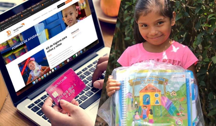 Donación en línea y la transformación de vidas