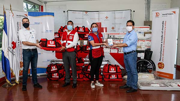 Donación a Cruz Roja Nicaragüense.