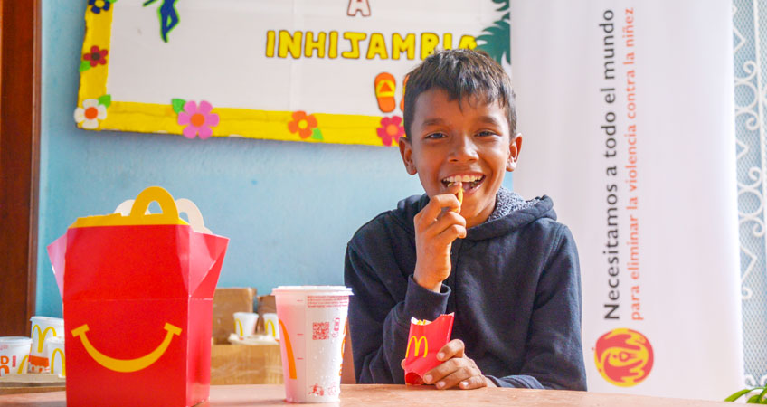 McDonald’s y World Vision llevan sonrisas a niñas y niños en estado de vulnerabilidad