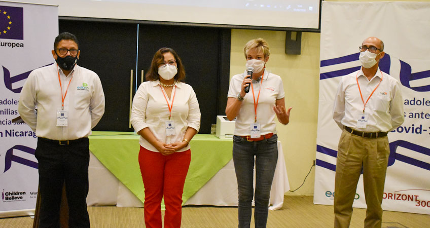 Taller de arranque del proyecto “Niñas, niños, adolescentes, jóvenes y sus familias resilientes ante la emergencia sanitaria de COVID-19 en Nicaragua”