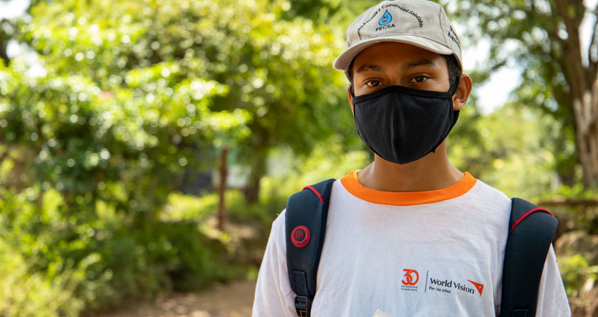 Isaac, un líder adolescente enfocado en la salud de su comunidad