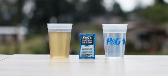Sobre purificador P&G.