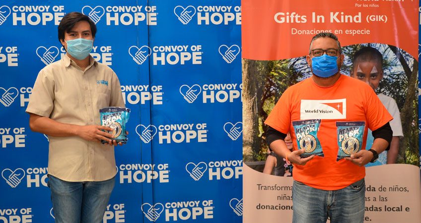 Convoy of Hope entrega donación a World Vision Nicaragua.