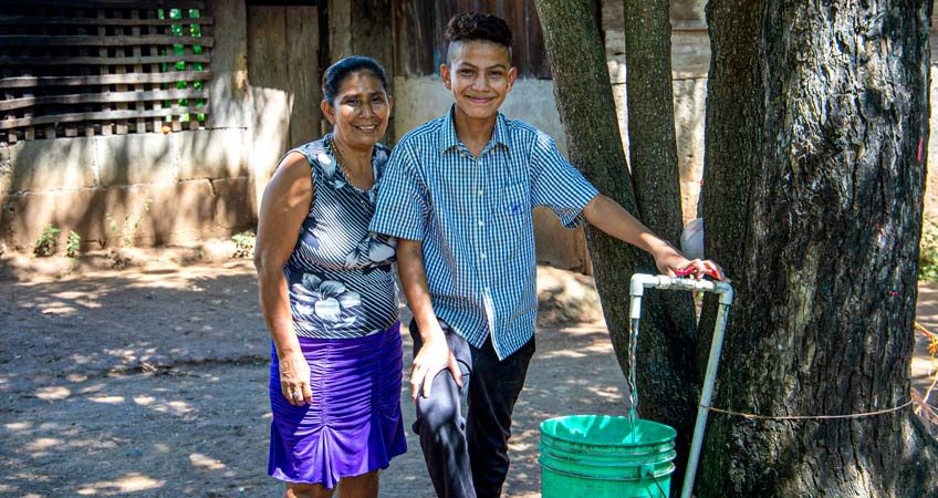 Transformación de vida al tener agua limpia